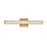 Elegant Lighting Bowen 1 Light 24"L Wall Sconce, Satin Gold/Clear