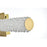 Elegant Lighting Bowen 1 Light 24"L Wall Sconce, Satin Gold/Clear
