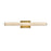 Elegant Lighting Bowen 1 Light 30"L Wall Sconce, Satin Gold/Clear