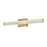 Elegant Lighting Bowen 1 Light 30"L Wall Sconce, Satin Gold/Clear