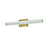 Elegant Lighting Bowen 1 Light 30"L Wall Sconce, Satin Gold/Clear