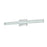 Elegant Lighting Bowen 1 Light 36"L Wall Sconce, Chrome/Clear