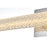 Elegant Lighting Bowen 1 Light 36"L Wall Sconce, Chrome/Clear