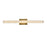 Elegant Lighting Bowen 1 Light 36"L Wall Sconce, Satin Gold/Clear