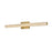 Elegant Lighting Bowen 1 Light 36"L Wall Sconce, Satin Gold/Clear
