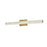 Elegant Lighting Bowen 1 Light 36"L Wall Sconce, Satin Gold/Clear