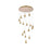 Elegant Lighting Amherst 16 Light 36" Chandelier, Satin Gold
