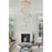 Elegant Lighting Amherst 16 Light 36" Chandelier, Satin Gold