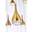 Elegant Lighting Amherst 16 Light 36" Chandelier, Satin Gold