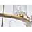 Elegant Lighting Cadence 6Lt 26" Chandelier, Satin Gold/Clear/Clear