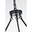 Elegant Lighting Cadence 9 Light 36" Chandelier, Black/Clear/Clear