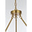 Elegant Lighting Cadence 9Lt 36" Chandelier, Satin Gold/Clear/Clear