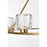 Elegant Lighting Cadence 12Lt 48" Chandelier, Satin Gold/Clear/Clear