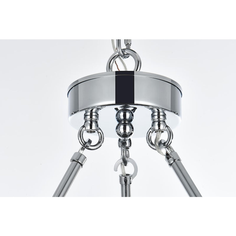 Elegant Lighting Cadence 15 Light 36" Chandelier, Chrome/Clear/Clear