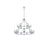 Elegant Lighting Cadence 15 Light 36" Chandelier, Chrome/Clear/Clear