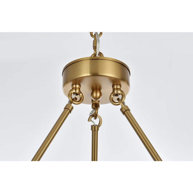 Elegant Lighting Cadence 15Lt 36" Chandelier, Gold/Clear/Clear