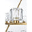 Elegant Lighting Cadence 21Lt 48" Chandelier, Gold/Clear/Clear