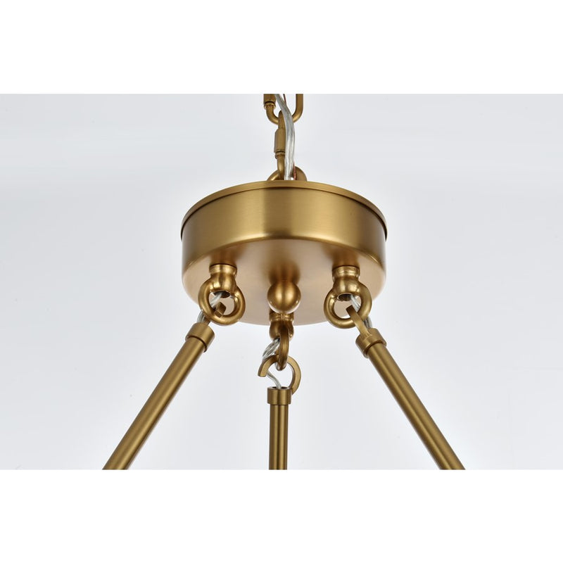 Elegant Lighting Cadence 27Lt 48" Chandelier, Gold/Clear/Clear
