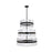 Elegant Lighting Serephina 46 Light 36" Chandelier, Black