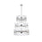 Elegant Lighting Serephina 46 Light 36" Chandelier, Chrome