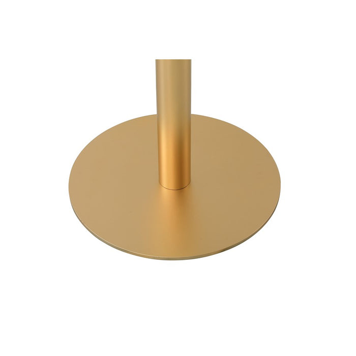 Elegant Decor Ronan 28" Pub Table, Black/Gold, Black and Gold