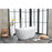 Elegant Kitchen/Bath Ines 54" Bathtub, Glossy White