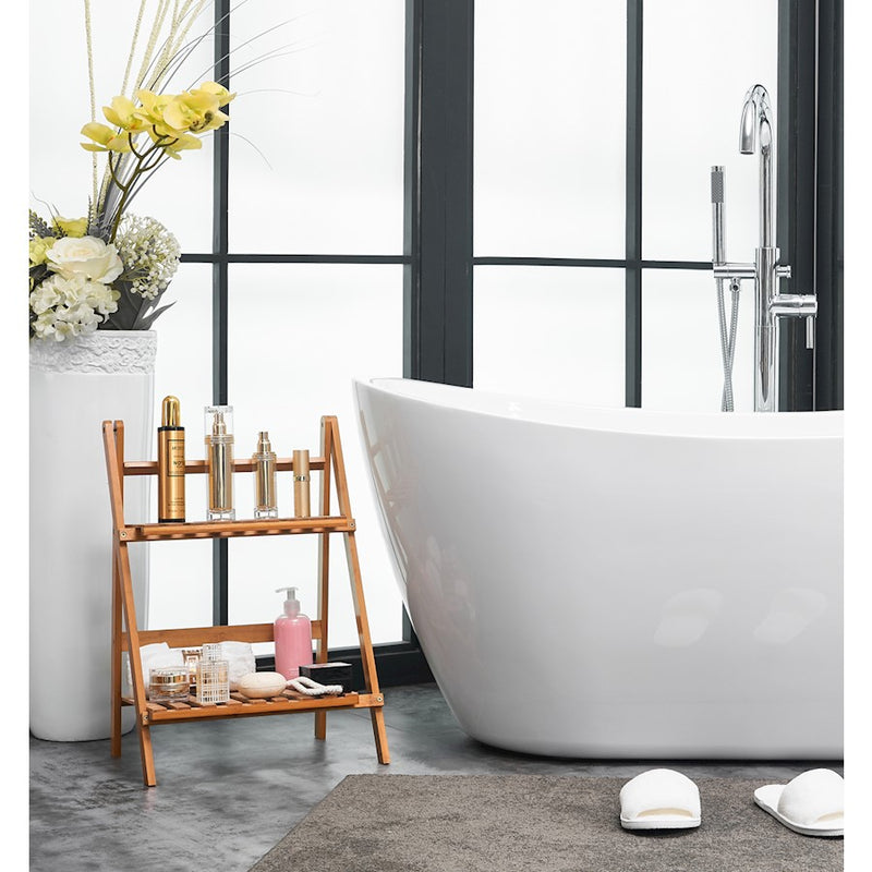 Elegant Kitchen/Bath Ines 54" Bathtub, Glossy White