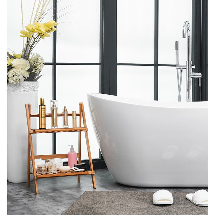 Elegant Kitchen/Bath Ines 54" Bathtub, Glossy White