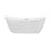 Elegant Kitchen/Bath Ines 72" Bathtub, Glossy White