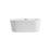 Elegant Kitchen/Bath Odette 59" Bathtub, Glossy White