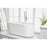 Elegant Kitchen/Bath Odette 59" Bathtub, Glossy White