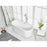 Elegant Kitchen/Bath Odette 59" Bathtub, Glossy White
