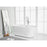 Elegant Kitchen/Bath Odette 65" Bathtub, Glossy White