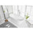 Elegant Kitchen/Bath Odette 65" Bathtub, Glossy White