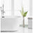Elegant Kitchen/Bath Odette 65" Bathtub, Glossy White