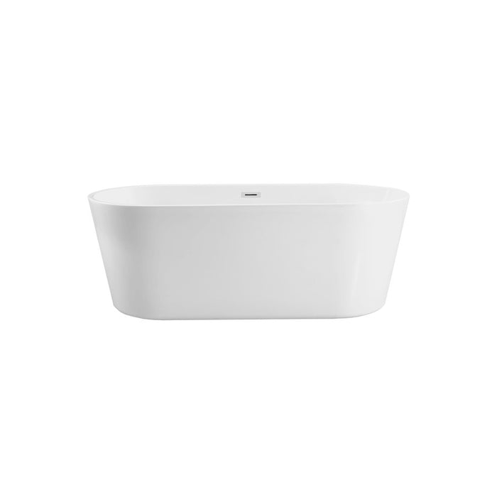 Elegant Kitchen/Bath Odette 71" Bathtub, Glossy White