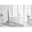 Elegant Kitchen/Bath Odette 71" Bathtub, Glossy White