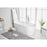 Elegant Kitchen/Bath Odette 71" Bathtub, Glossy White