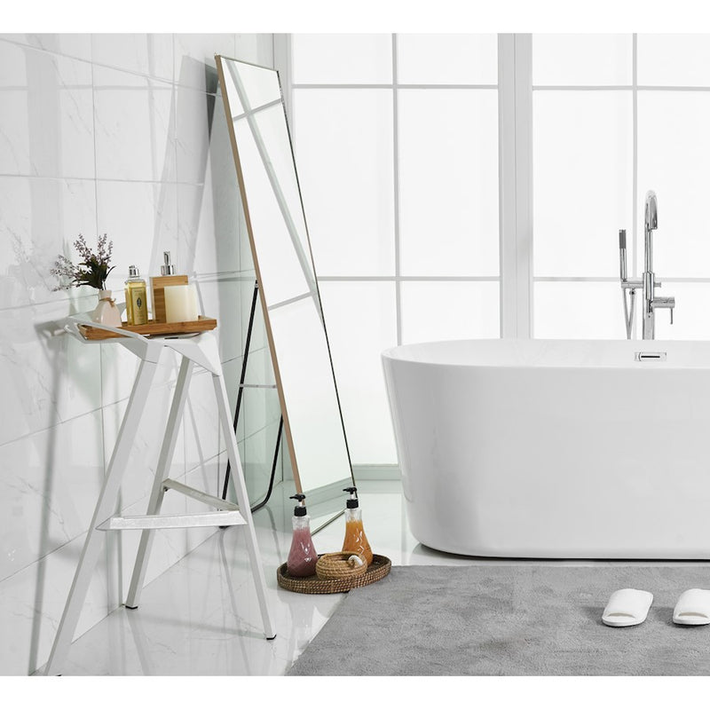 Elegant Kitchen/Bath Odette 71" Bathtub, Glossy White