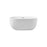 Elegant Kitchen/Bath Allegra 54" Bathtub, Glossy White