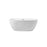 Elegant Kitchen/Bath Allegra 59" Bathtub, Glossy White