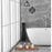 Elegant Kitchen/Bath Allegra 59" Bathtub, Glossy White