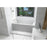 Elegant 3060 Niklaus 60" Left Faucet Bathtub, Glossy White