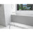 Elegant 3060 Niklaus 60" Left Faucet Bathtub, Glossy White