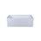 Elegant 3060 Niklaus 60" Right Faucet Bathtub, Glossy White