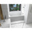 Elegant 3060 Niklaus 60" Right Faucet Bathtub, Glossy White