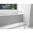Elegant 3060 Niklaus 60" Right Faucet Bathtub, Glossy White