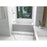 Elegant 3260 Niklaus 60" Left Faucet Bathtub, Glossy White