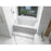 Elegant 3260 Niklaus 60" Left Faucet Bathtub, Glossy White