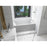 Elegant 3260 Niklaus 60" Right Faucet Bathtub, Glossy White